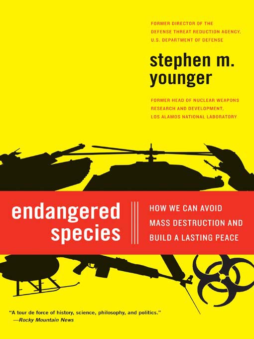 Title details for Endangered Species by Stephen M. Younger, PhD - Wait list